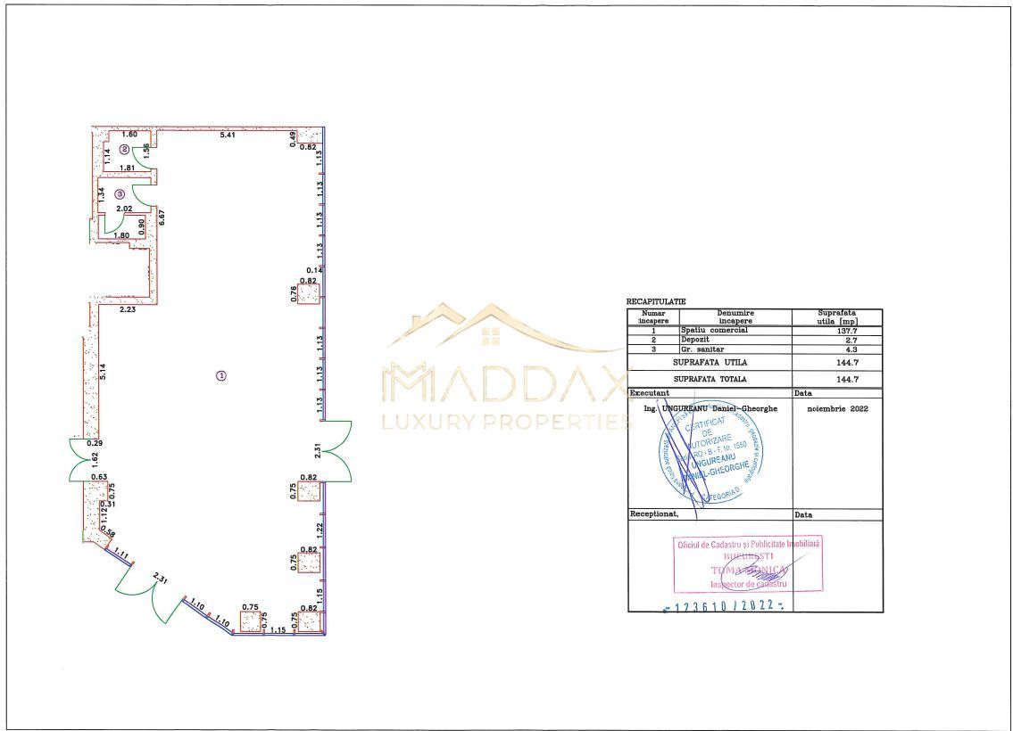 SPATIU COMERICAL/ 144.70 MP// ZONA POLITEHNICA - Poză 1
