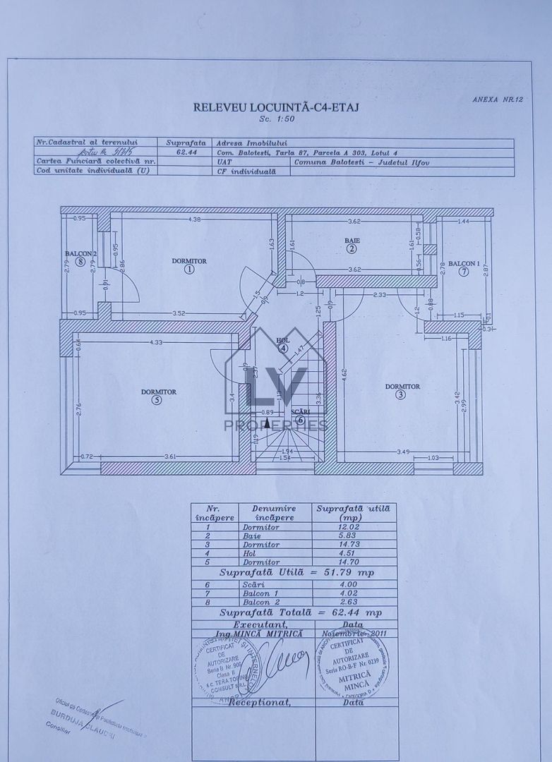 VANZARE DUPLEX 5 CAMERE | BALOTESTI | CURTE PRIVATA - Schiță 15