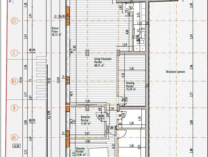 Apartament cu 3 camere in bloc cu 4 apartamente | 140 mp | Curte 200 mp - Poză 5