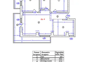 Apartament 3 camere | Chitila | Nou | Parcare subterana - Schiță 18