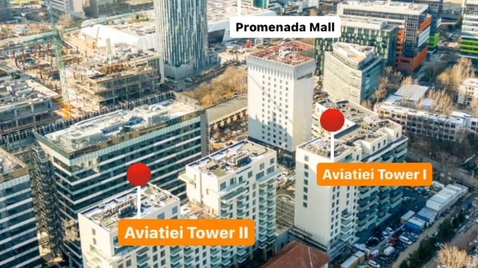 Apartament superb 3 camere I Aviatiei Tower Faza II I Vedere libera - Poză 8