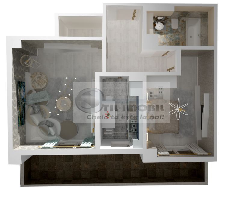 Apartament cu 2 camere. 0% comision ! INTABULAT ! - Poză 10