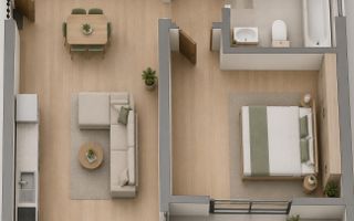 Aparatment 2 Camere-50MP-Etaj 1-Balcon-Selimbar - Poză 1