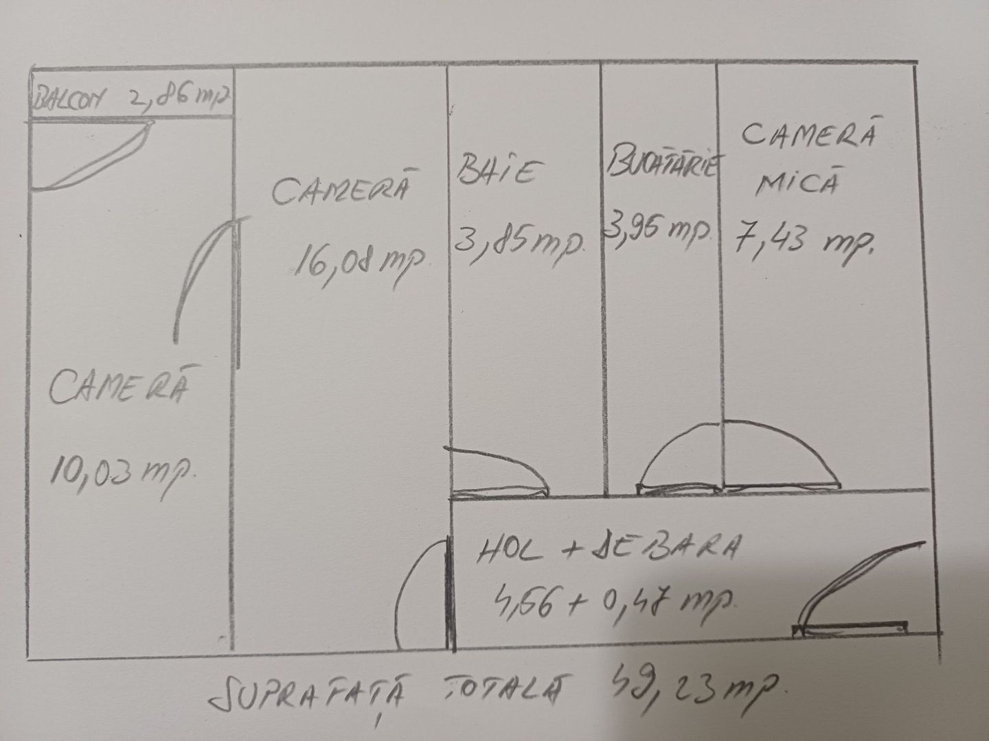 BRASADAS vinde ap 3 cam etaj 3/4 14 Mai. - Poză 7