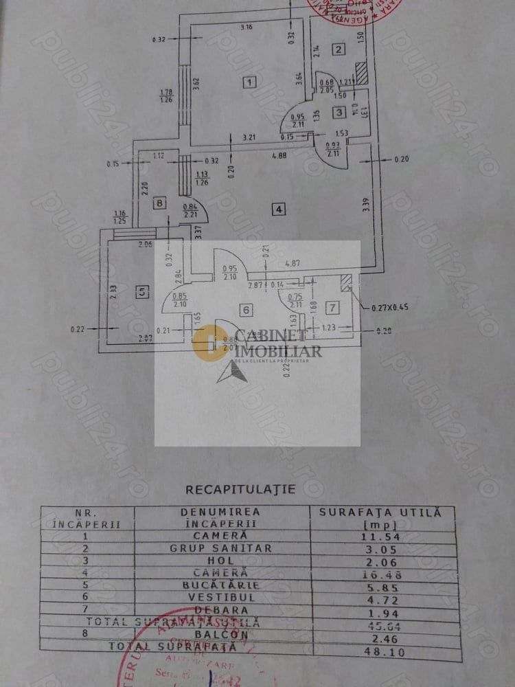 2 camere | Mall Plaza | Ideal Investitie | Transformat in 3 camere - Poză 8