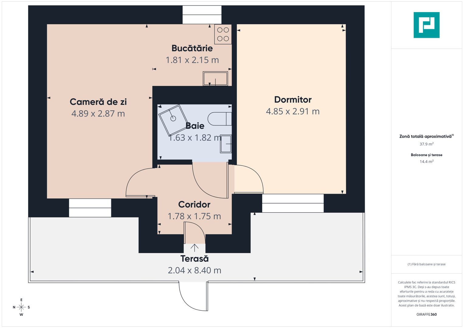 Apartament cu 2 camere in Aradul Nou - Poză 8