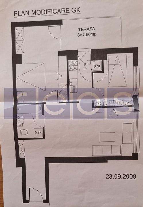 VANZARE 3 CAMERE | 69MP | HERASTRAU | MOBILAT-UTILAT | PARCARE - Schiță 8