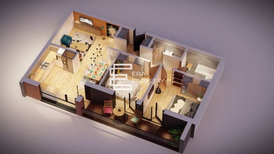 Apartament premium 3 cam, boxa, garaj-intabulat- Sibiu zona Alba Iulia - Poză 8