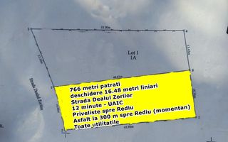Teren Copou Viticultori - Strada Dealul Zorilor, pozitionare excelenta - Poză 1