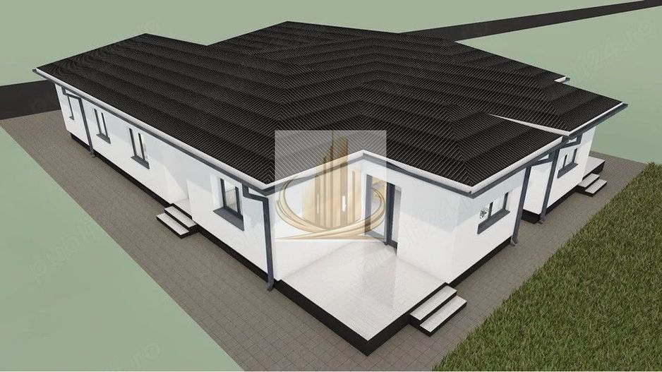 Duplex nou 101 mp, 3 dormitoare, teren 378 mp – Moșnița Nouă - Poză 1