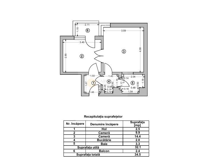 Garsoniera dubla  | Universitate | Necesita Renovare - Poză 6
