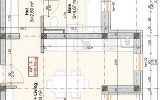 Aproape de LIDL. Disponibil imediat. Ultimul ap cu 2 camere - Schiță 14