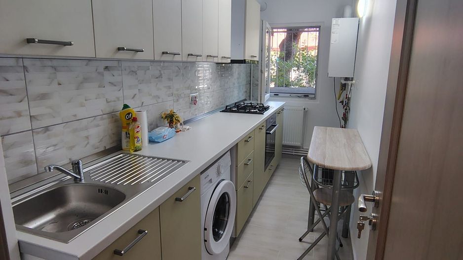 GARSONIERA- GIURGIULUI, PRIMA INCHIRIERE, CENTRALA, BUCATARIE INCHISA - Poză 1