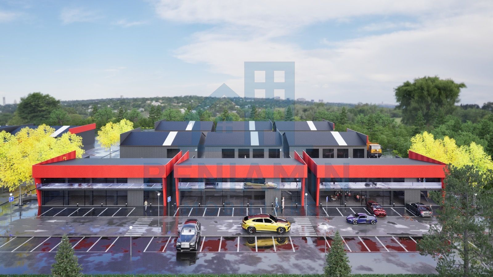 Hale industriale-Spatii depozitare-Suprafete 12mp-590mp-Aeroport - Poză 1