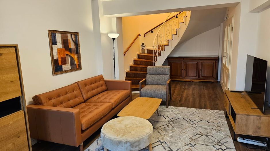 Duplex luxos 3 camere, 130 mp, complet mobilat pretabil birou - Poză 1