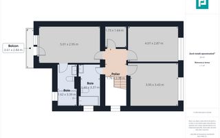 Duplex 5 camere  în cartier Europa Mosnița Nouă - Poză 25