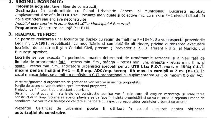 Teren constructii, intre case noi, max P+1+M, acces utilitati, D-14ml, - Poză 3