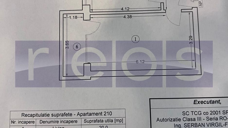 VANZARE APARTAMENT PREMIUM | 2 CAMERE 52MP | PARCARE | MOBILAT-UTILAT - Schiță 15