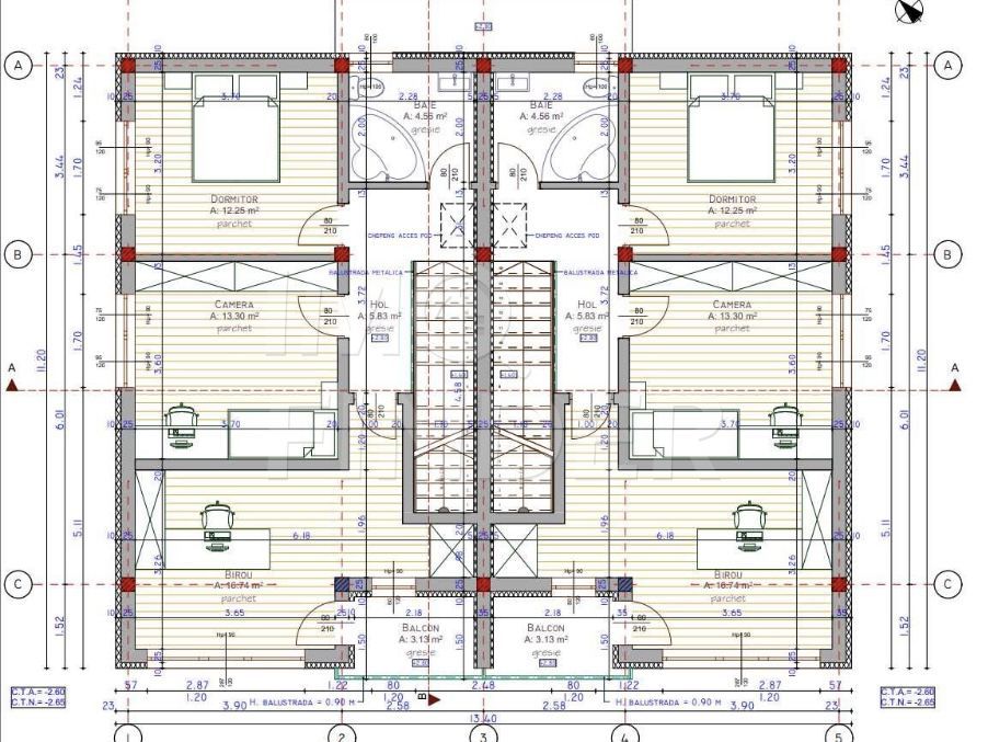 Vanzare parte de Duplex, 170 mp utili, zona strazii Borhanci - Poză 8