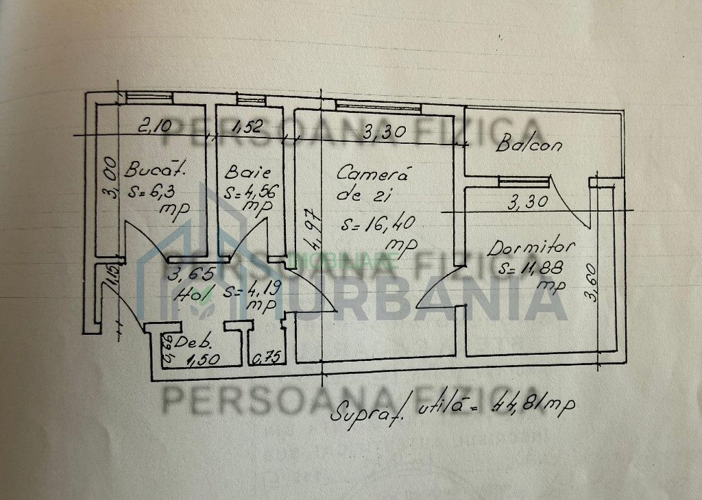 Apartament 2 camere de vanzare - Podu Ros, zona Lidl Primaverii, Iasi - Poză 8