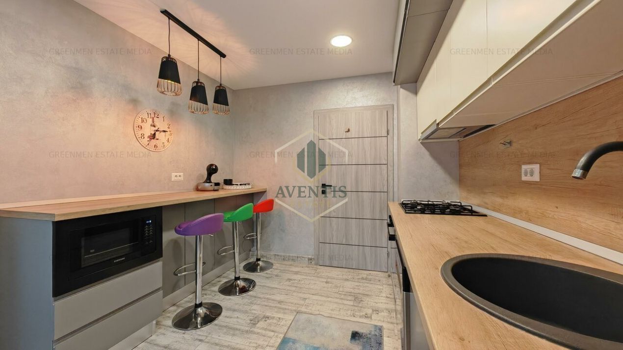 Apartament elegant cu 2 balcoane, Bd. Unirii – Burebista, mobilat modern - Poză 8