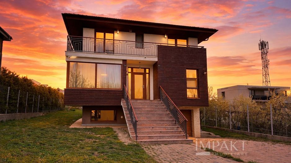 Vilă modernă 230 mp, teren generos 1000 mp, garaj, Iris - Poză 1