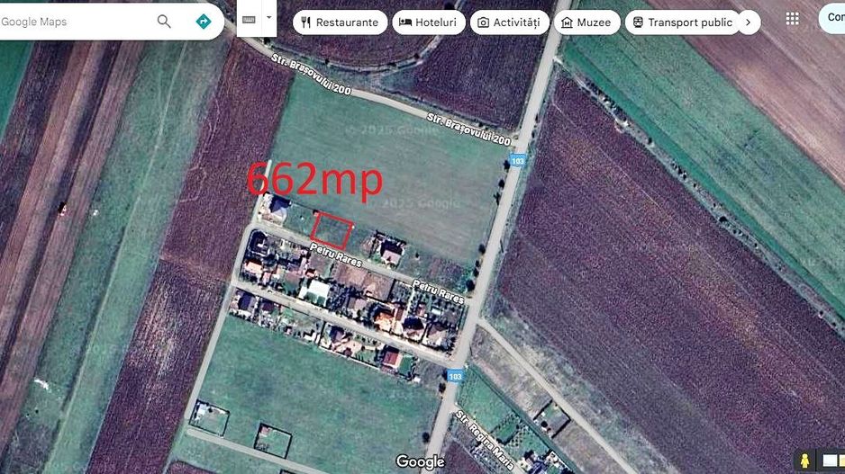 Bod, intrare dinspre Sanpetru, teren intravilan 662mp, pret 33100 euro - Poză 3