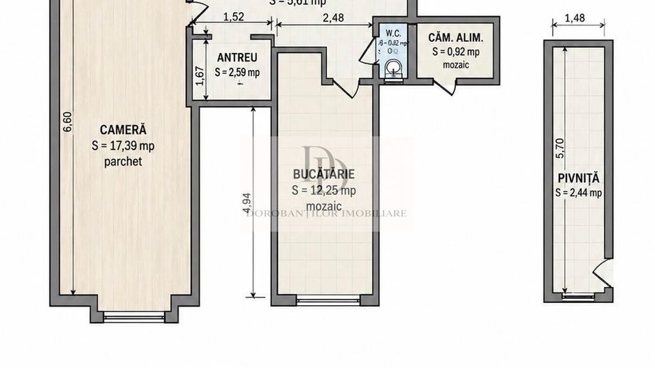 Apartament finisaje PREMIUM | UltraCentral - IULIU MANIU - Schiță 15