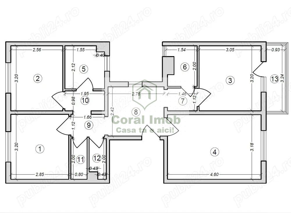 Vanzare 4 camere dec, Lacul Tei, facultatea de constructii - Poză 1