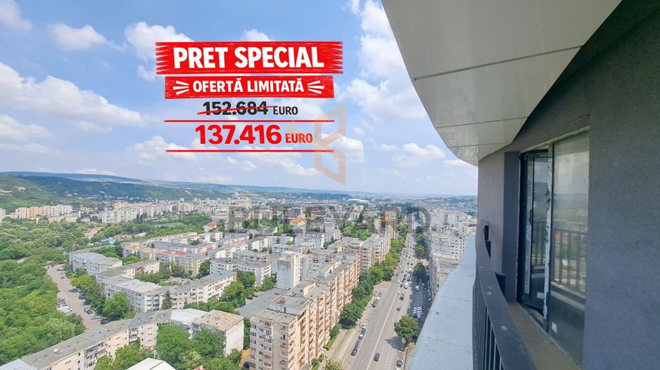 Pret Special! Apartament 2 camere bloc nou, etaj 21! - Poză 1