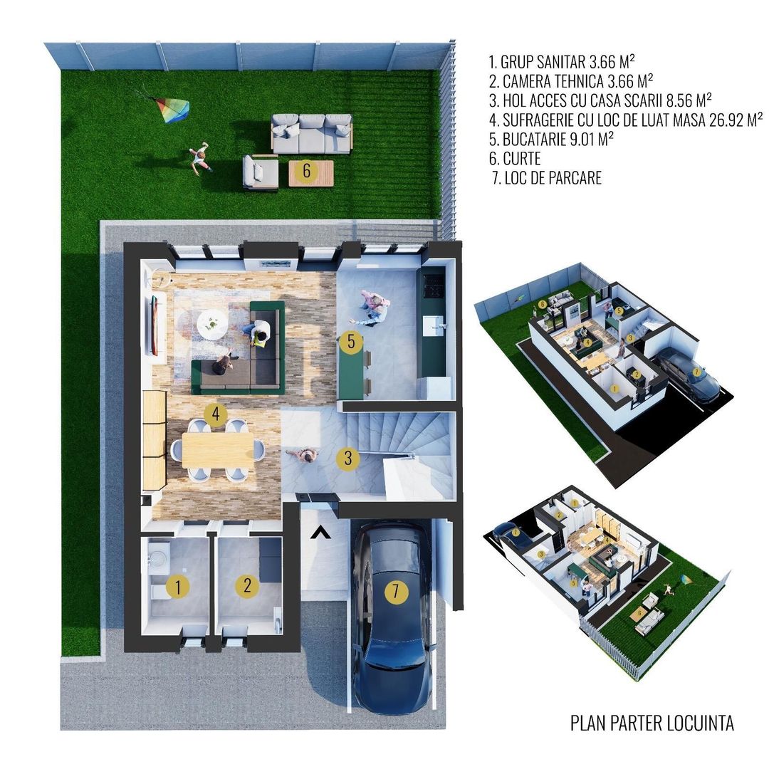 Reședință Modernă cu Finisaje Distinse - Poză 5