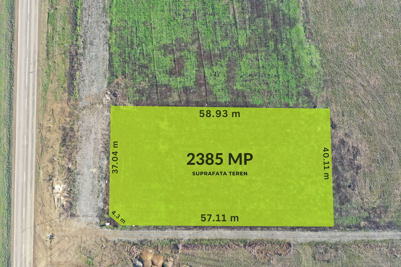 Vanzare | Teren industrial | 2385 MP | Apa Curent Canal | Mosnita Noua - Poză 2