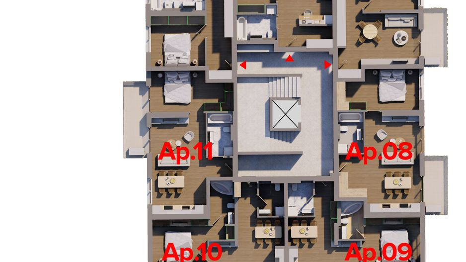 Apartament NOU 2 camere ARED RED9 - Comision 0% - Poză 4