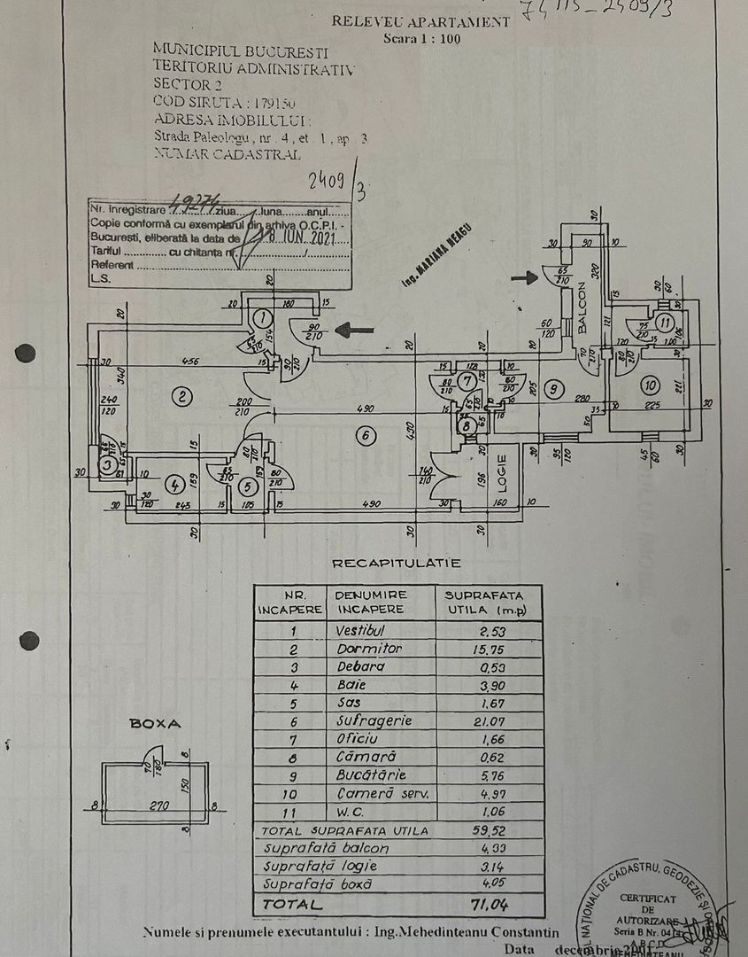 COMISION 0% - Apartament cu 2 camere + birou, str. Paleologu - Armeneasca - Poză 26