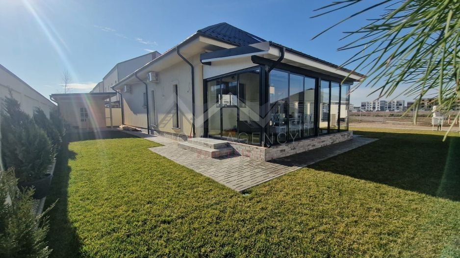 Casă complet mobilată și utilată, cu grădină amenajată | teren 500 mp - Poză 4