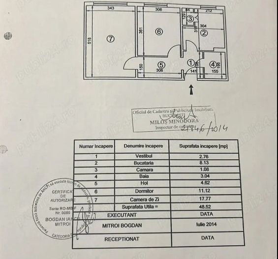 OFERTĂ! Apartament 2 camere decomandat, Berceni, izolat, loc parcare - Poză 9