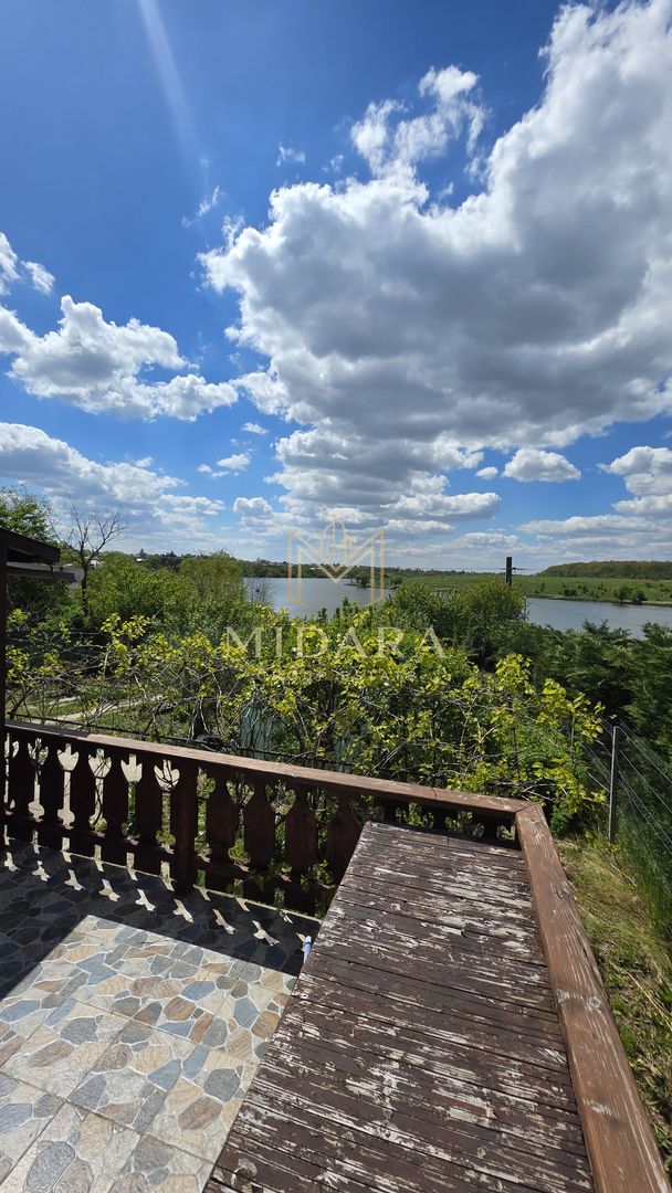 Casă + teren 887mp | Moara Vlăsiei | Priveliște către lac ! - Poză 9