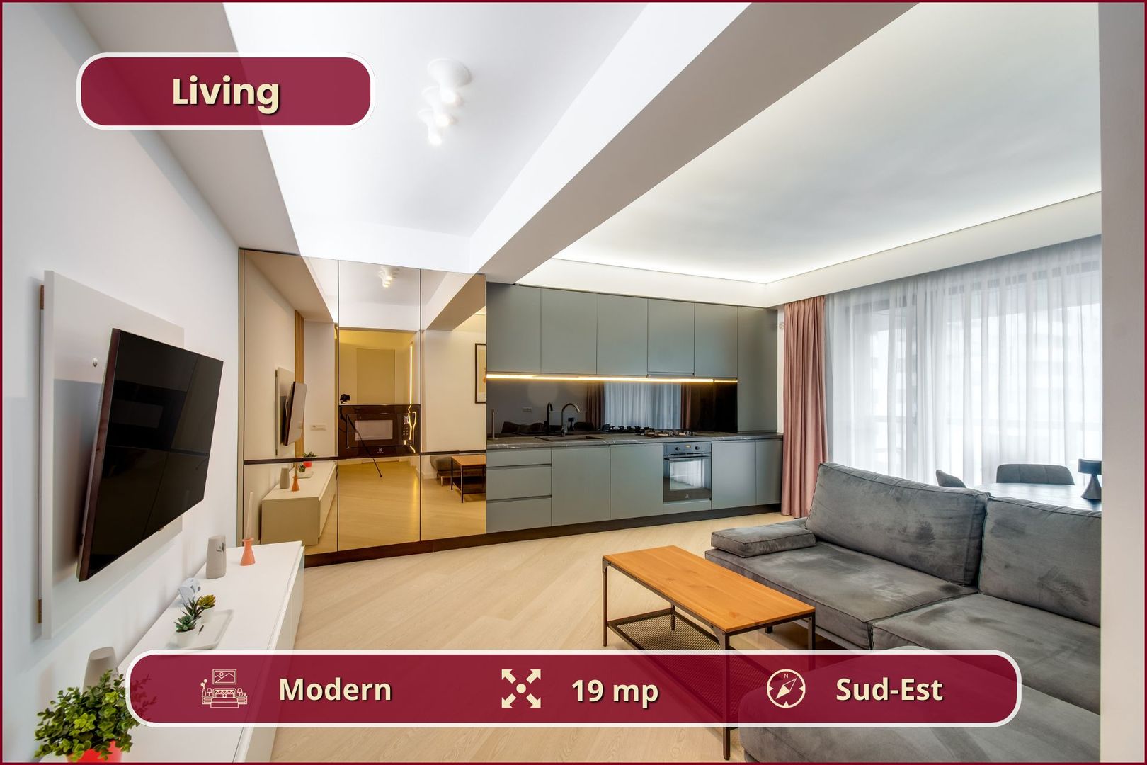 Cortina North || 2 camere || Comision 0% - Poză 3