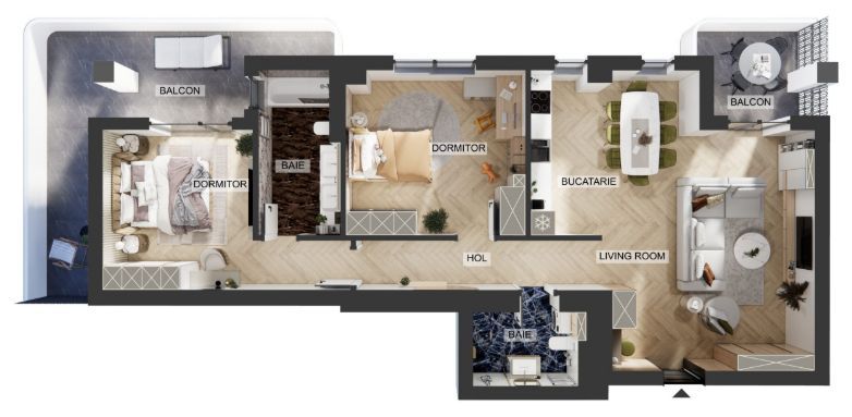 Vanzare apartament 3 camere - Poză 1