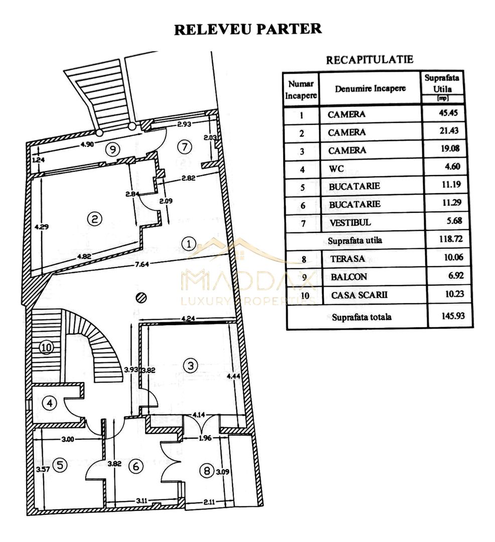 Vilă S+P+2E+M / 557 mp, // teren 164 mp / Cotroceni - Schiță 72