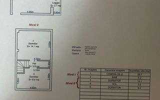 Apartament 2 dormitoare mansarda Mihai Viteazul - Schiță 8