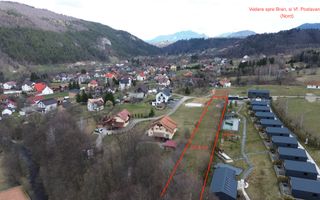 Teren intravilan 2.256 mp Bran – Podul Șimonului  |  Ideal cabane | Vedere Munte - Poză 2