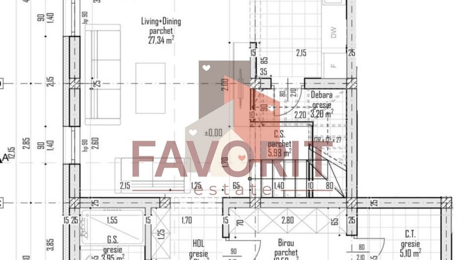 Duplex 5 camere | 130mp | Despartit | Ghiroda-Campus Universitar - Poză 22