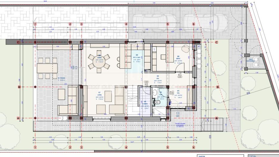 Casă individuală cu 699 teren la preț bun Chinteni - Schiță 21