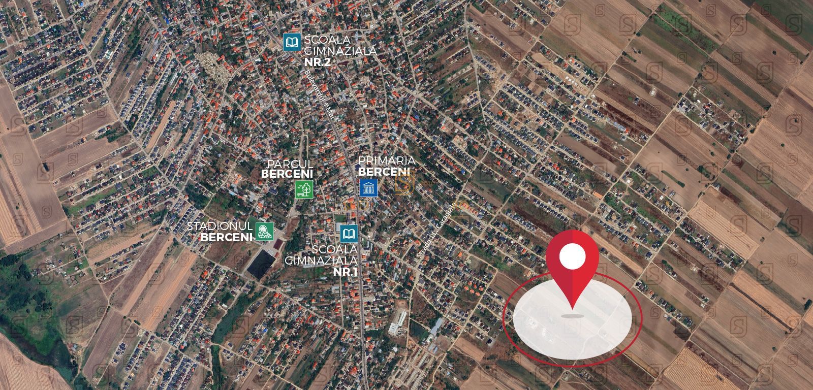 De vanzare teren intravilan – 369 mp | Comuna Berceni - Poză 3