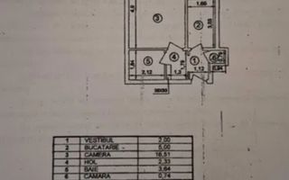 Garsoniera de vanzare I Tudor Vladimirescu - Schiță 6