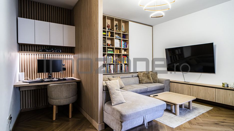 Plaza Mall, 2 camere, decomandat, 60 mp, etaj 2, mobilat, parcare subsol, boxa - Poză 4