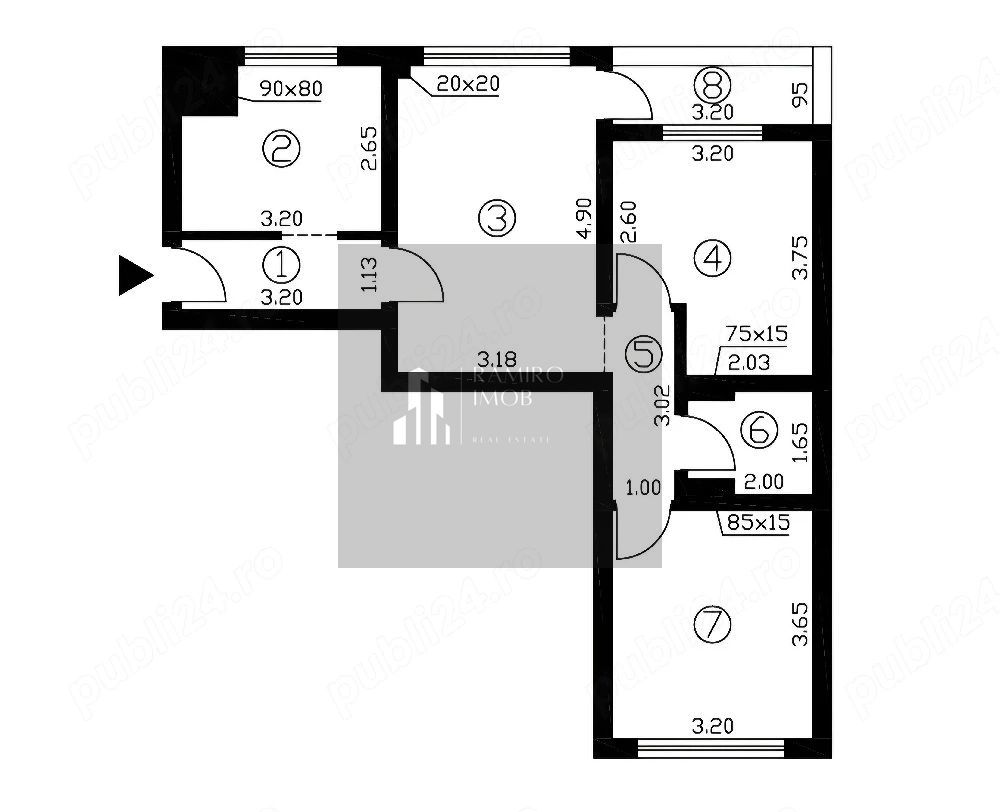Vanzare apartament 3 camere |  Crangasi |  Prox Metrou |  Tramvai 41 - Poză 6