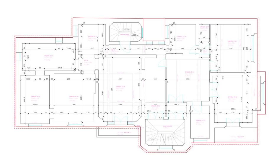 Imobil S+P+3 cu potential investitional ridicat | Ideal clinica, hotel boutique - Schiță 14