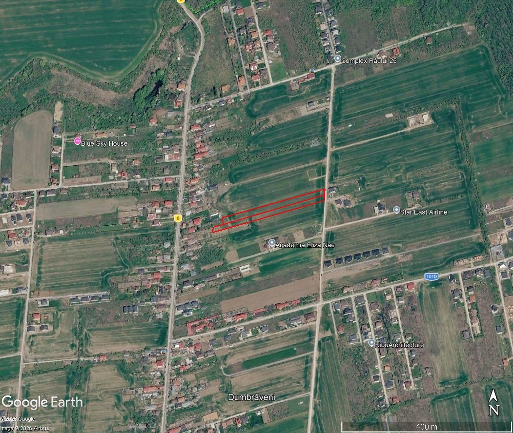 Teren 7.100 mp în Balotești, zonă rezidențială în dezvoltare - Poză 3
